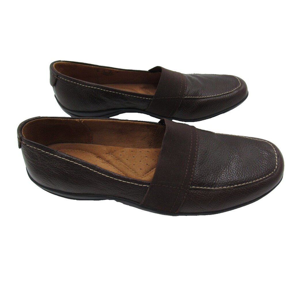 Naturalizer Fairlee Comfort Loafers Womens Size 8 Dark Brown Business Casual - Picture 2 of 14
